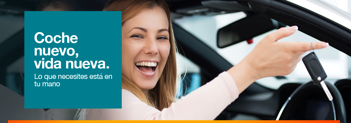 Banner promocional. Préstamo coche